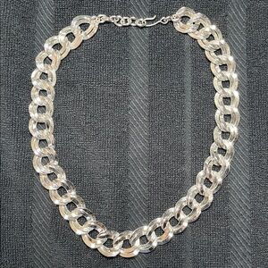 Chunky Silver Chain Necklace